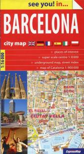 Opakowanie Barcelona city map 1:16 000