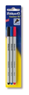 Opakowanie Cienkopis Pelikan Fineliner 96 0,4mm 3 sztuki