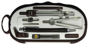 Opakowanie Cyrkiel 209/M zestaw 9 el. z ołówkiem LORENZ