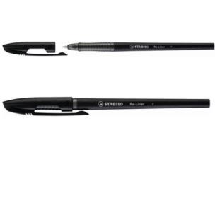 Opakowanie Długopis Stabilo Re-liner czarny