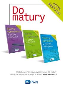 Okładka książki Do matury Język rosyjski