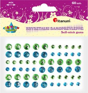 Opakowanie Dodatek dekoracyjny Craft-fun naklejka kryształki samoprzyle
