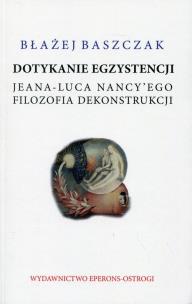 Okładka książki Dotykanie egzystencji