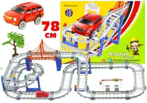 Opakowanie Duży Tor Wyścigowy Rapid + Autko na Baterie