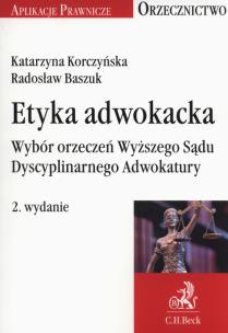Okładka książki Etyka adwokacka