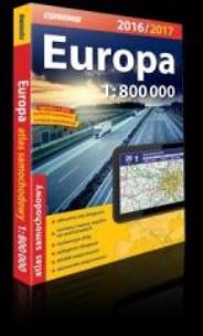 Okładka książki Europa Atlas Samochodowy 1:800 000 - Wydanie 2016/2017