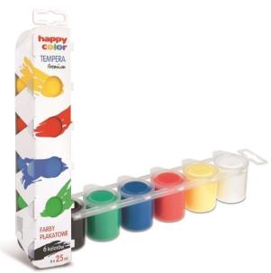 Opakowanie Farba plakatowa Tempera 6 kolorów HAPPY COLOR