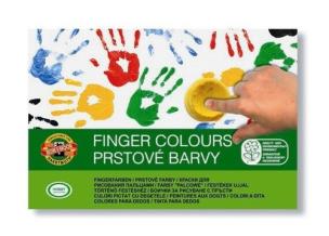 Opakowanie Farby do malowania palcami 6 kolorów x 50 ml