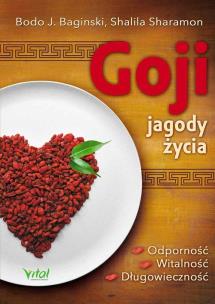 Goji jagody życia. Autor: Sharamon Shalila J. Baginski Bodo. Multiszop.pl Okładka książki Goji jagody życia