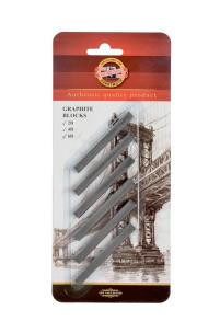 Opakowanie Grafit w sztyfcie 2B, 4B, 6B 7x7mm 6 sztuk