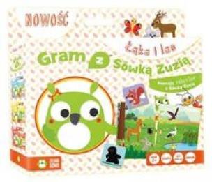Okładka książki Gram z Sówką Zuzią Łąka i las