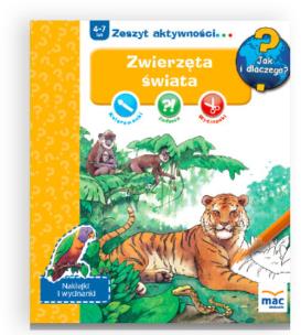 Okładka książki Jak i dlaczego! Zwierzęta świata