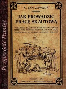 Okładka książki Jak prowadzić pracę skautową