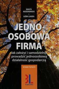 Okładka książki Jednoosobowa firma