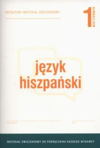 Okładka książki Język hiszpański 1 Dotacyjny materiał ćwiczeniowy