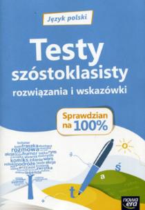 Okładka książki J.Polski Sprawdzian na 100% Testy szóstokl. NE