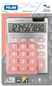 Opakowanie Kalkulator 10 poz. Silver różowy MILAN