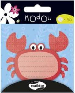 Opakowanie Karteczki samoprzylepne Krab MAILDOR