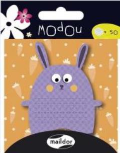 Opakowanie Karteczki samoprzylepne Królik MAILDOR