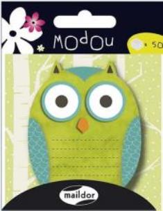 Opakowanie Karteczki samoprzylepne Sowa MAILDOR