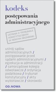 Okładka książki Kodeks postępowania administracyjnego