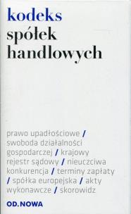 Okładka książki Kodeks spółek handlowych