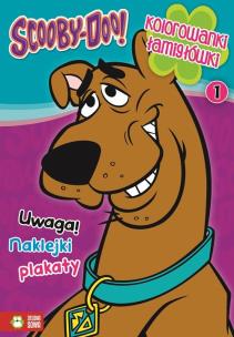 Okładka książki Kolorowanki łamigłówki cz1 Scooby-Doo