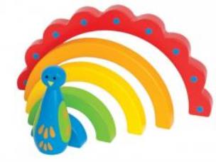 Opakowanie Kolorowy Paw