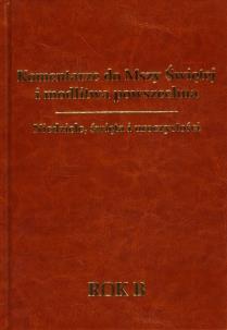 Okładka książki Komentarze do mszy św Rok B