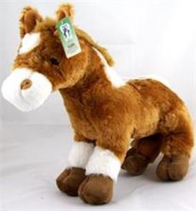 Opakowanie Konik Tony z dźwiękiem stojący 23 cm brązowy