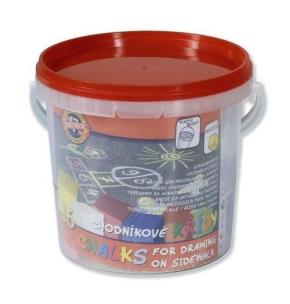 Opakowanie Kreda chodnikowa 16 kolorów w wiaderku