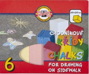 Opakowanie Kreda chodnikowa 6 kolorów