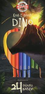 Opakowanie Kredki Dino 24 kolory