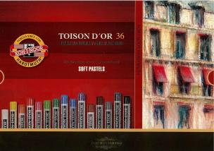 Opakowanie Kredki Pastele sucheToison D'or 36 kolorów