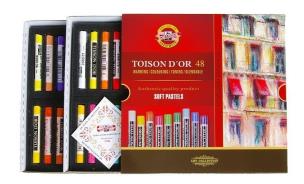 Opakowanie Kredki Pastele sucheToison D'or 48 kolorów
