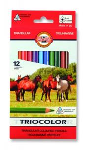 Opakowanie Kredki Triocolor 12 kolorów