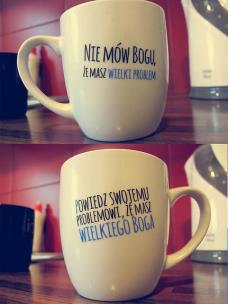 Opakowanie Kubek Nie mów Bogu, że masz wielki problem