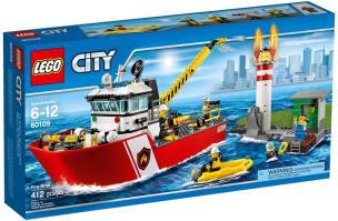 Okładka książki Lego City Łódź strażacka