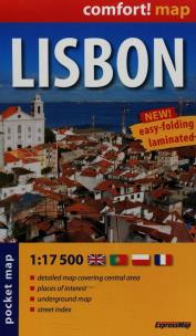 Opakowanie Lisbon laminowany plan miasta 1:17 500
