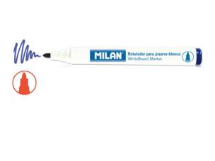 Opakowanie Markery Milan do tablic okrągłe czerwone 12 sztuk