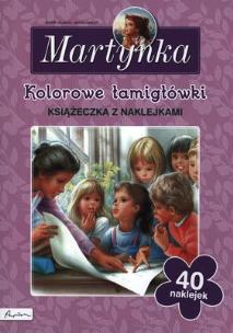 Okładka książki Martynka. Kolorowe łamigłówki