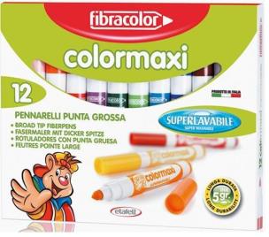 Opakowanie Mazaki Colormaxi 12 kol. FIBRACOLOR