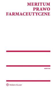 Okładka książki MERITUM Prawo farmaceutyczne