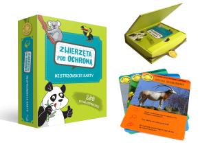 Okładka książki Mistrzowskie karty. Zwierzęta pod ochroną