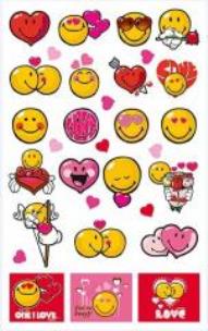 Opakowanie Naklejki 3D Buźki 4 MAILDOR