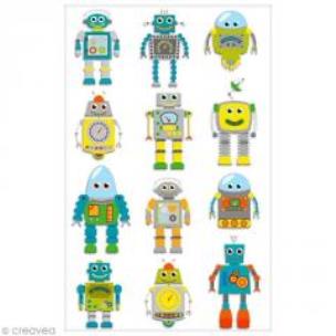 Opakowanie Naklejki 3D Roboty MAILDOR