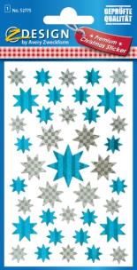 Okładka książki Naklejki- niebieskie gwiazdy