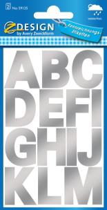 Okładka książki Naklejki odporne na pogodę- na listy- srebrne