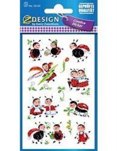 Opakowanie Naklejki papierowe biedronki 3