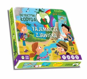 Okładka książki Niesamowite zjawiska Detektyw Łodyga Książka z grą